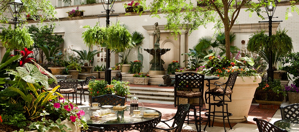 Courtyard at the Ritz Carlton New Orleans
